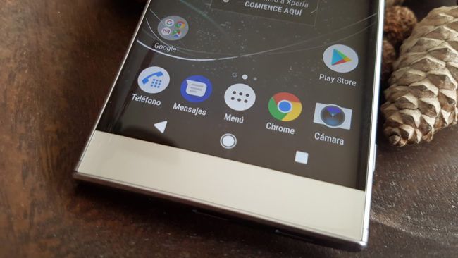 Pantalla del Sony Xperia XA2