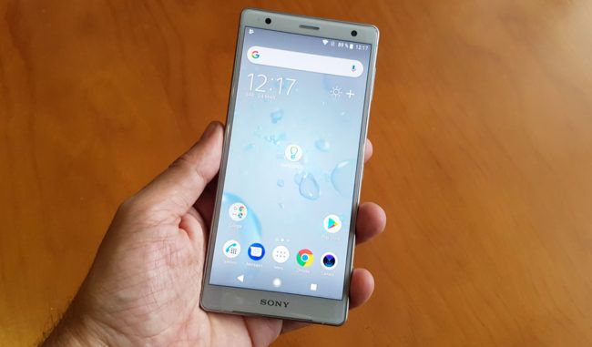 Sony Xperia XZ2 en uso