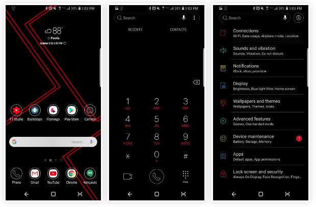 anup black tema samsung negro