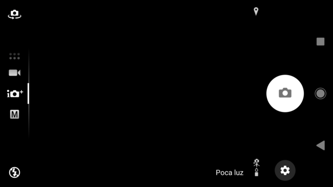 Aplicación cámara del Sony Xperia XA2