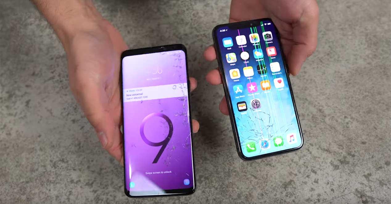 Galaxy S9+ vs iPhone X