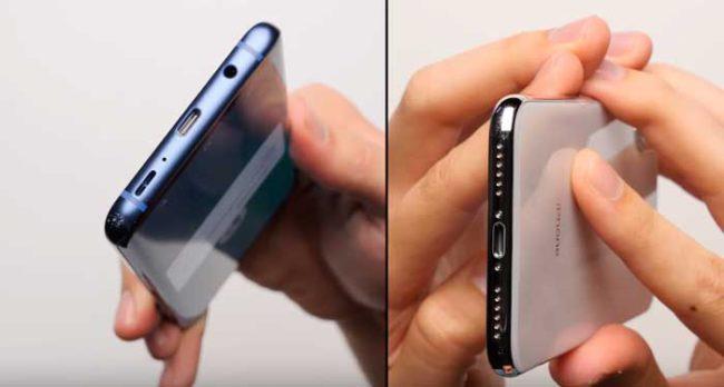 Galaxy S9+ frente al iPhone X