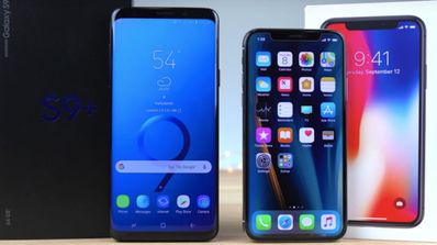 s9 plus y iphone x