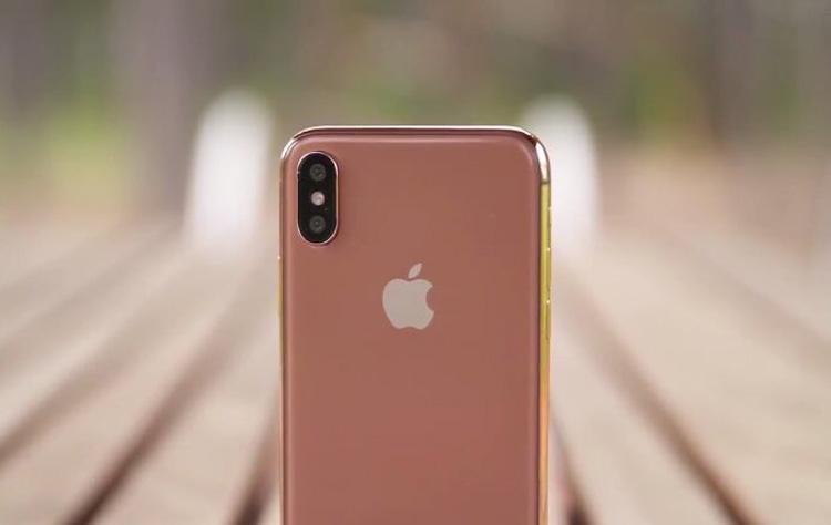 iPhone X en oro rosa