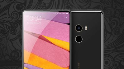 xiaomi mi mix 2 con fondo negro