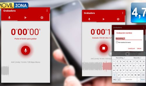 Aplicación Voice Recorder Pro - High Quality
