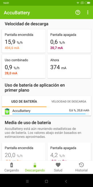 Datos autonomía Xiaomi Mi Mix 2S