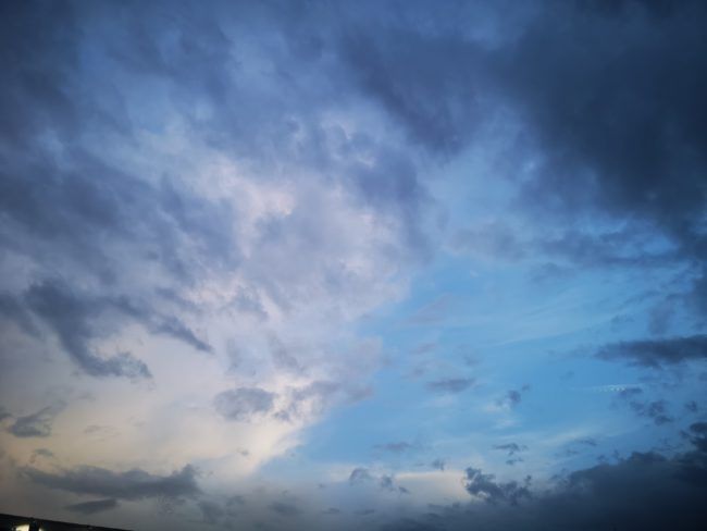 Foto con el Huawei P20 Pro al cielo con IA