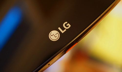 Logotipo de LG en un smartphone