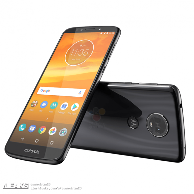 Diseño final del Moto E5 Plus, en su variante de color negro.