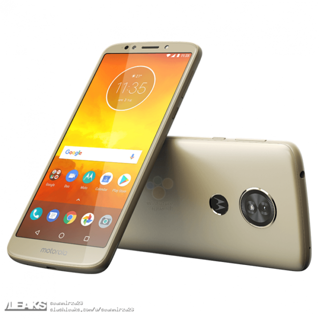 Diseño del Motorola Moto E5