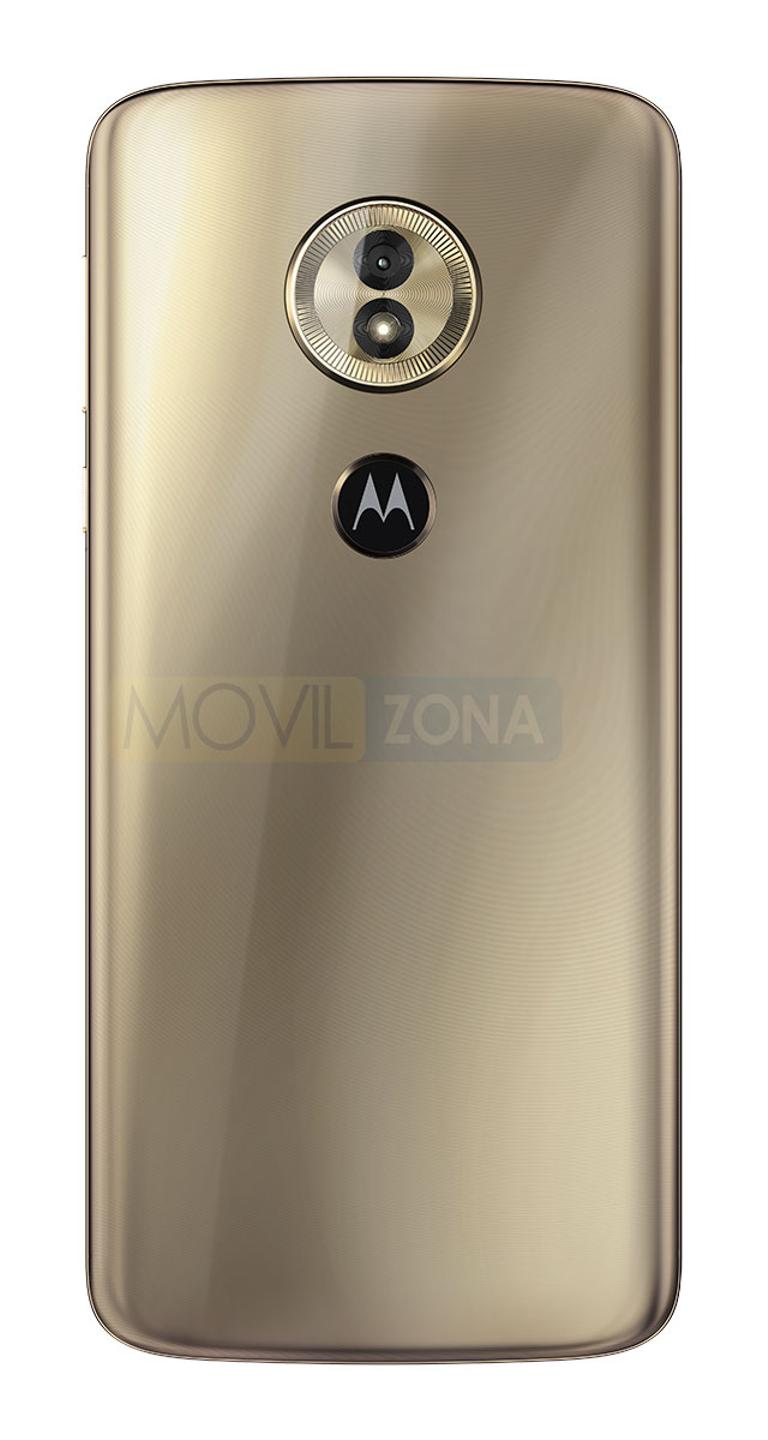 Motorola Moto G6 Play dorado vista trasera