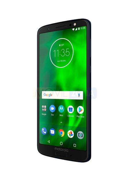 Motorola Moto G6 azul oscuro vista lateral