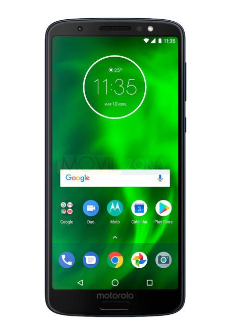 Motorola Moto G6 vista frontal