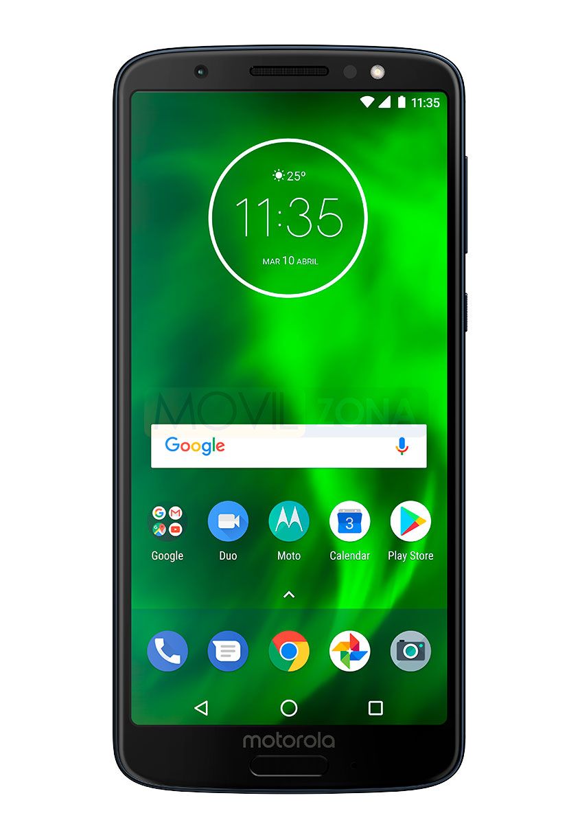 Motorola Moto G6 vista frontal
