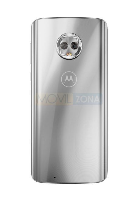 Motorola Moto G6 plata vista trasera