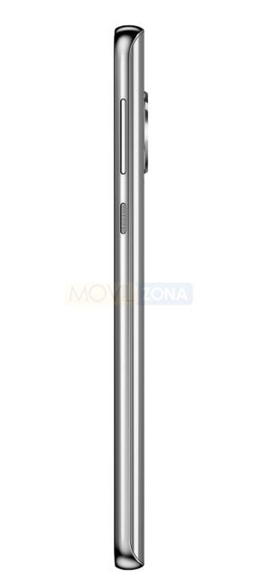 Motorola Moto G6 en color plateado vista lateral