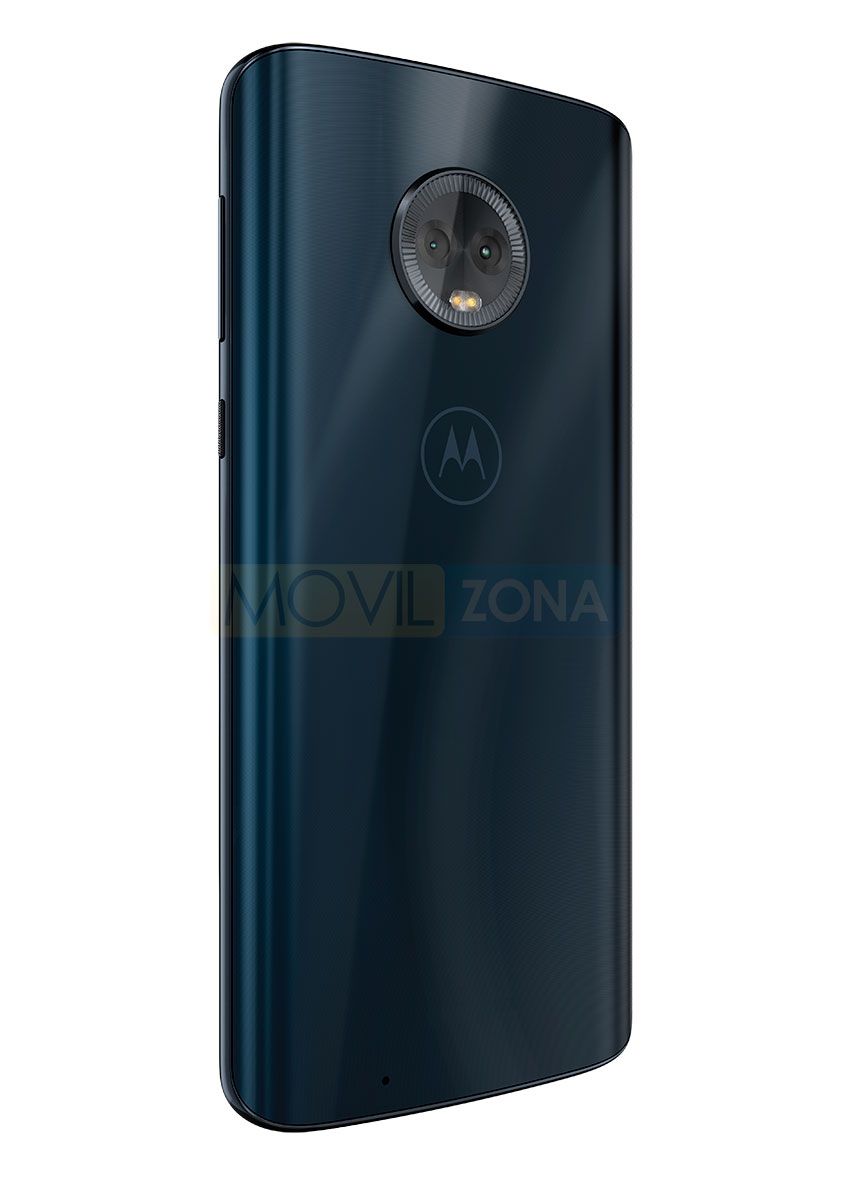 Motorola Moto G6 azul vista trasera