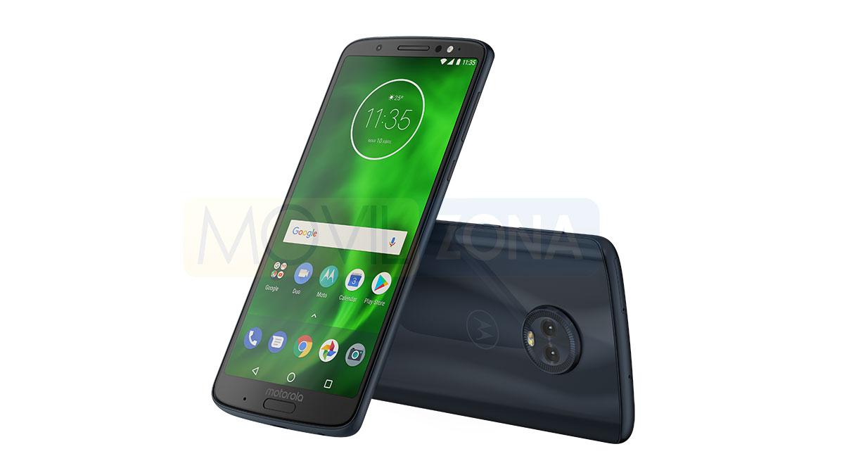 Motorola Moto G6 Plus vista delantera y trasera