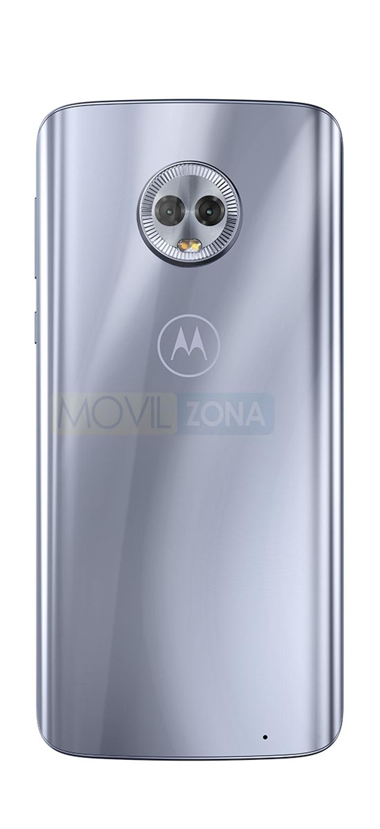 Motorola Moto G6 Plus plateado detalle de la cámara