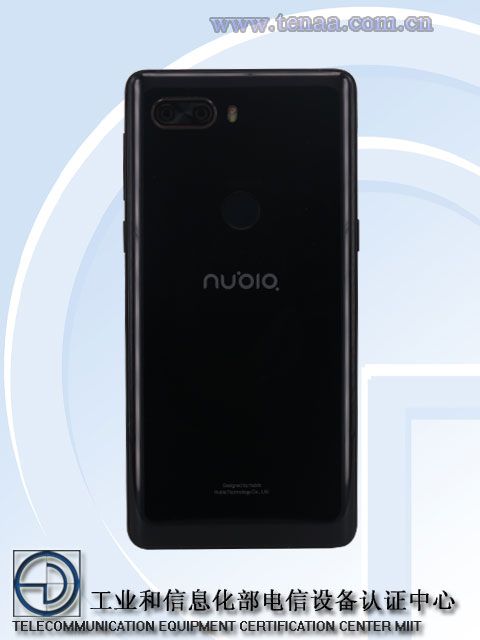 Parte trasera del Nubia Z18