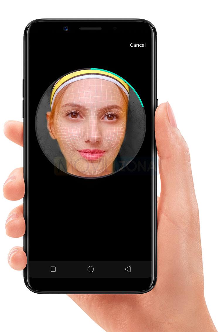 Oppo A75 reconocimiento facial