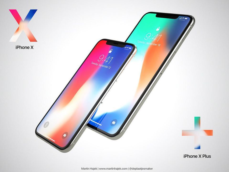Posible diseño del iPhone X Plus