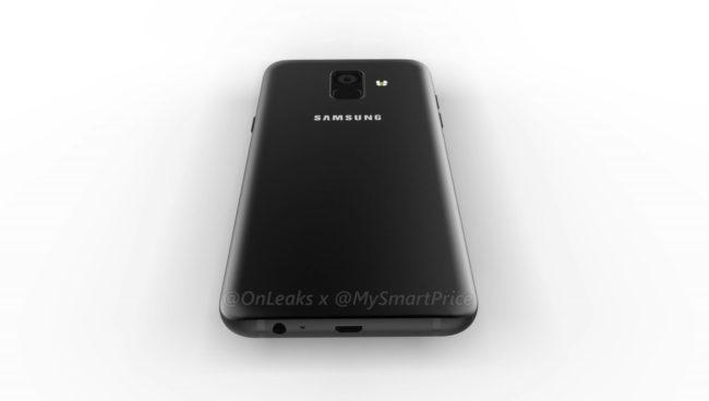 Parte trasera del Samsung Galaxy A6
