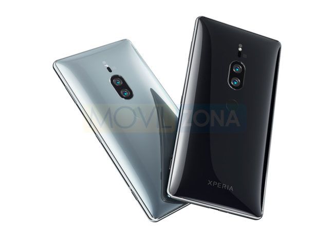 Sony Xperia XZ2 Premium negro y azul claro