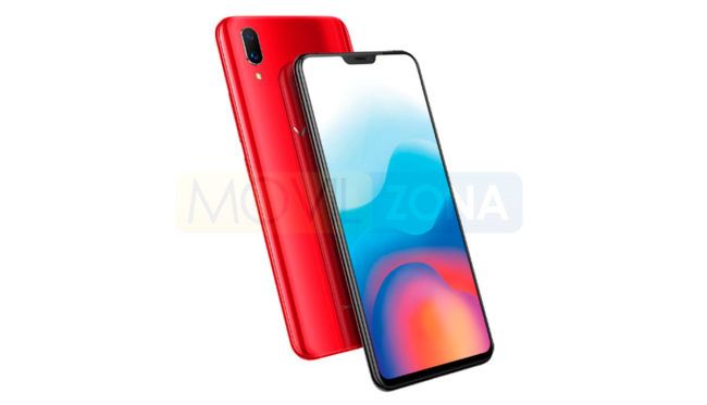 Vivo X21 rojo