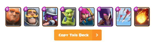 baraja clash royale