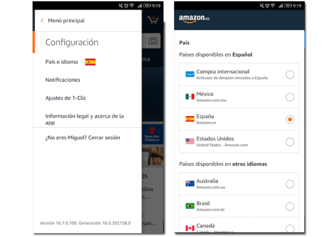 compras internacionales amazon