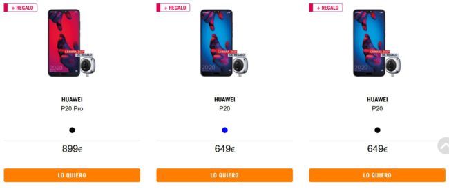 descuento en móviles Huawei
