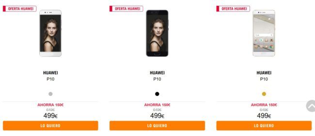 descuento en móviles Huawei
