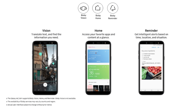 galaxy a6 imagenes oficiales