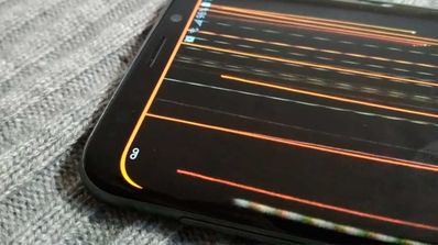 pantalla curva del Galaxy S9