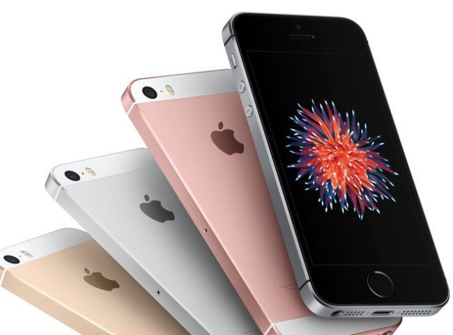 Trasera y frontal del iPhone barato iPhone SE
