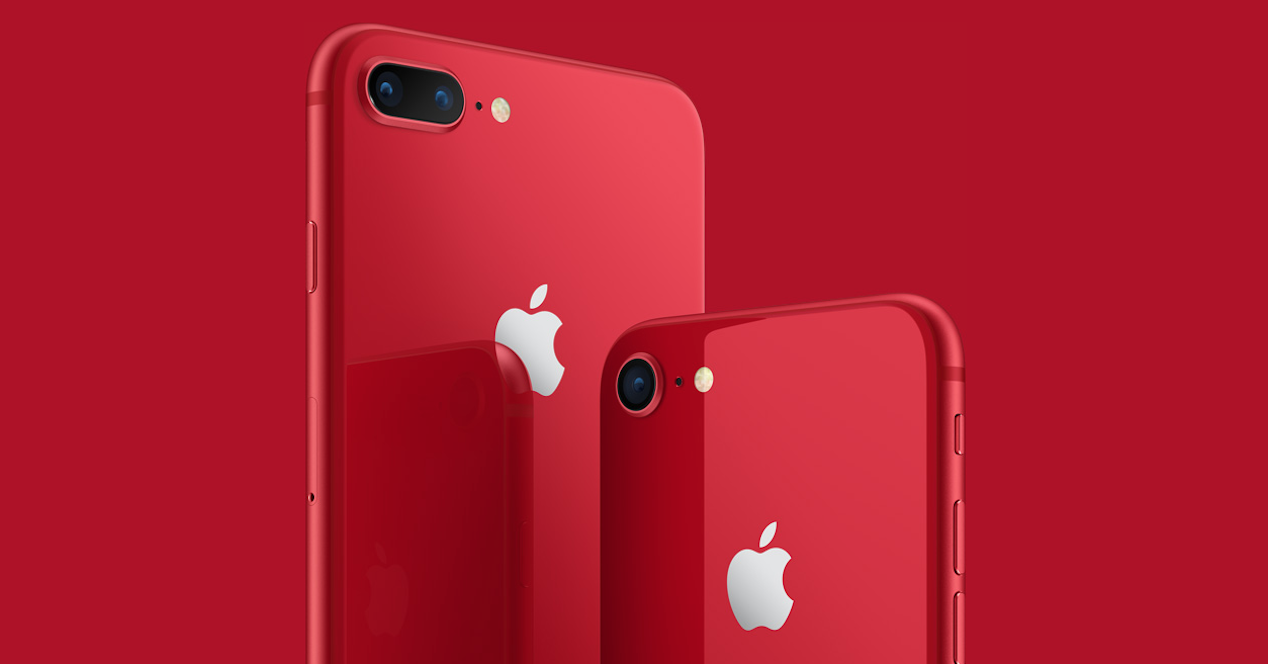 iphone 8 rojo
