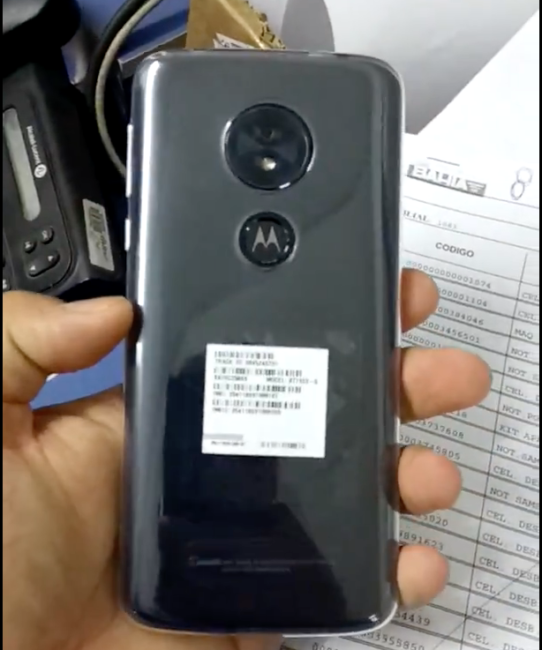 moto g6 play trasera