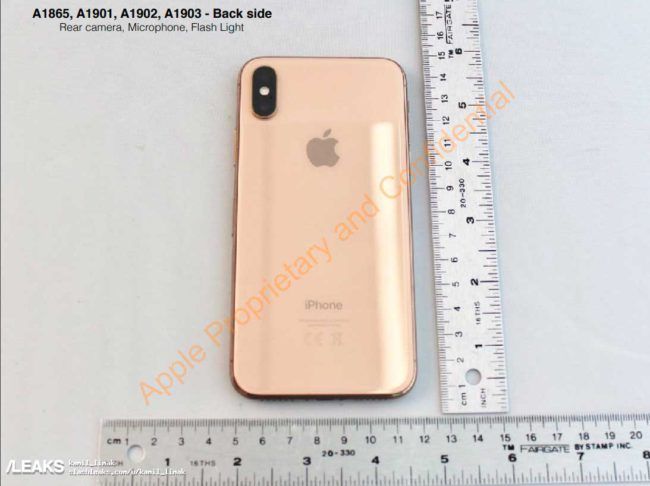 iPhone X dorado