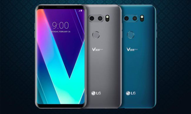 Diseño del LG V35 ThinQ