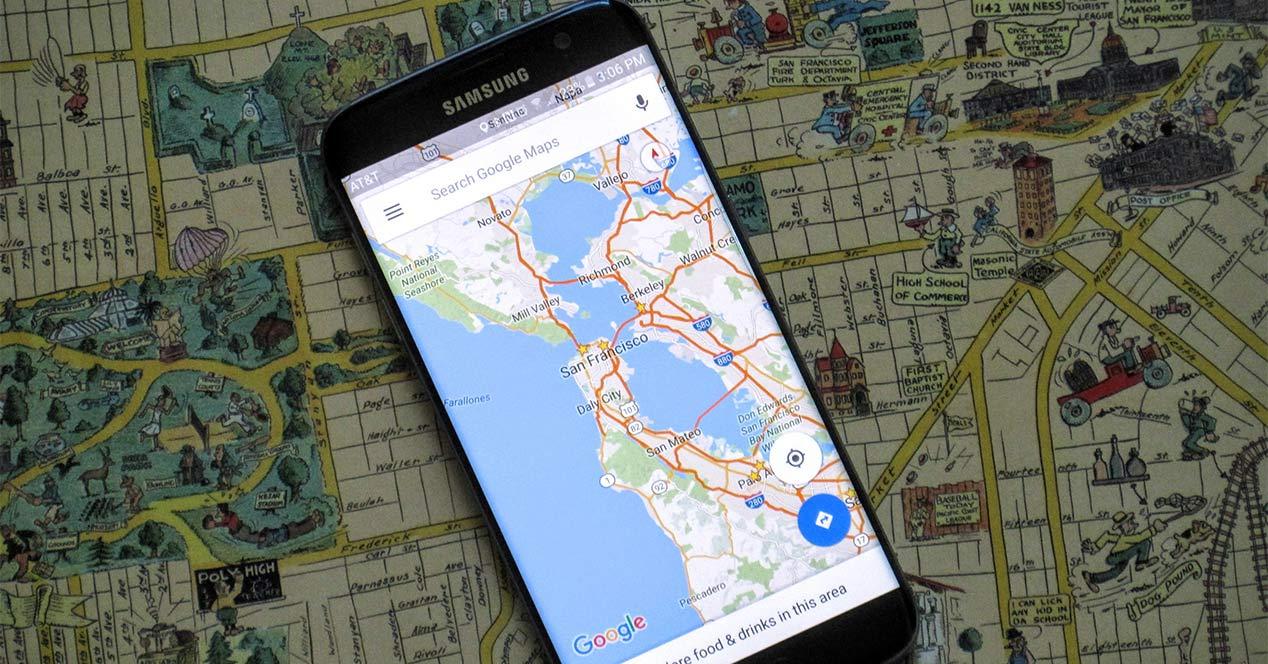 App de Google Maps para smartphones