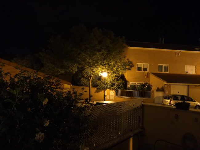 Foto por la noche Honor 10