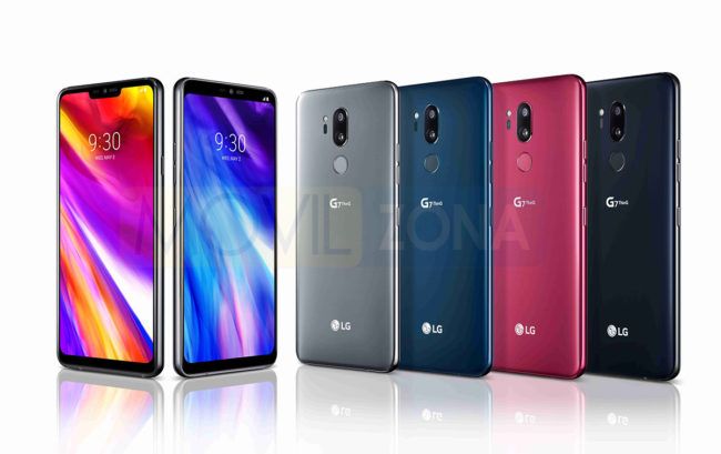 LG G7 Gama de colores