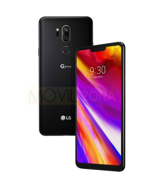 LG G7 frontal y trasera