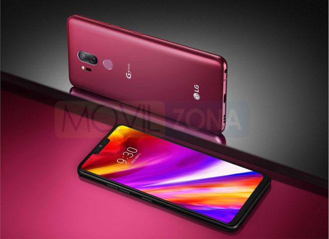 LG G7 rojo o morado
