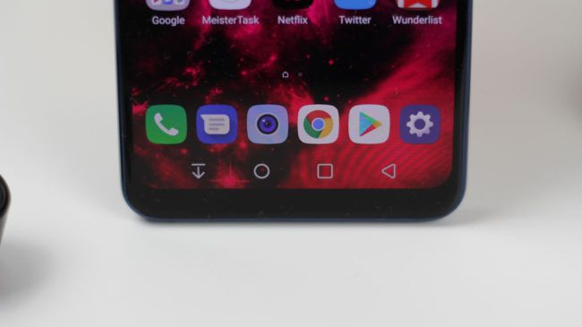 Marco de la pantalla del LG G7 ThinQ