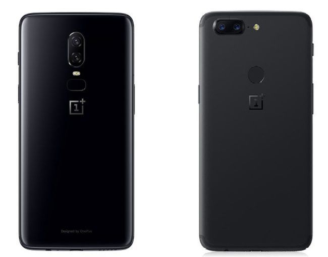 comparativa del OnePlus 6 con el OnePlus 5T-trasera