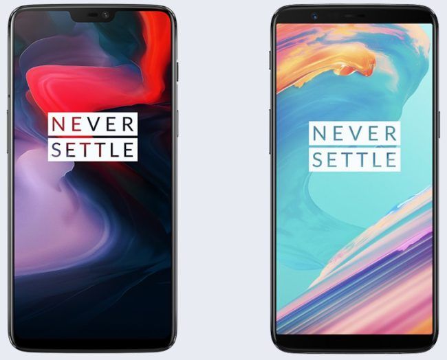 comparativa del OnePlus 6 con el OnePlus 5T