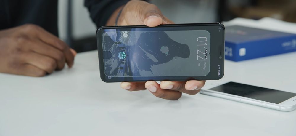 Pantalla con protector del Vivo X20 Plus UD